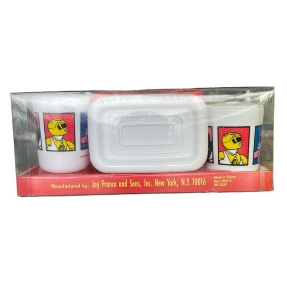 Extremely Rare! 1994 Vintage Power Rangers Set w/Toothbrush Holder/Soap … - Picture 2 of 5